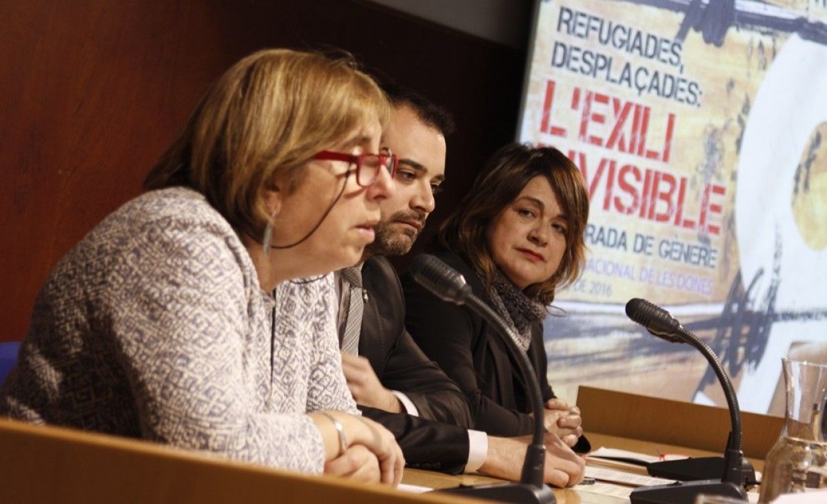 Assumpta Montellà ha realitzat una conferència sobre dones i exili