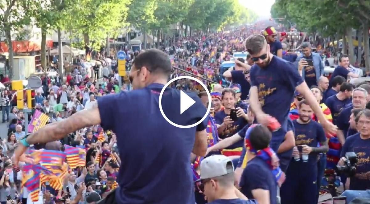 Vídeo de la rua del Barça