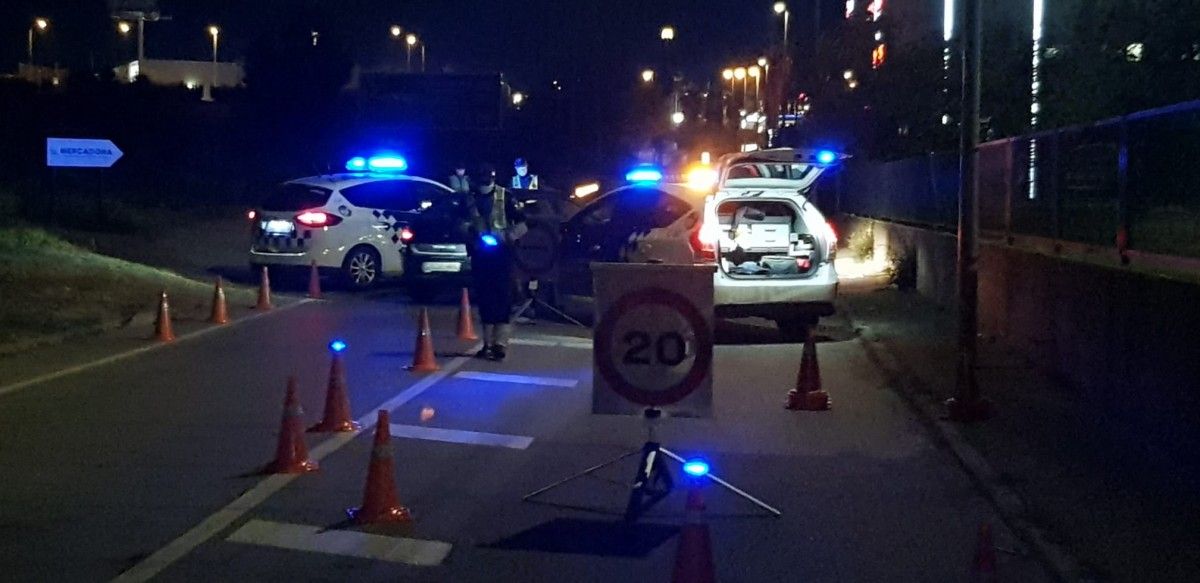 Control de la Policia Municipal de Terrassa.