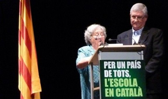 Anna Santamaria ha estat una ferma defensora de l'escola en català
