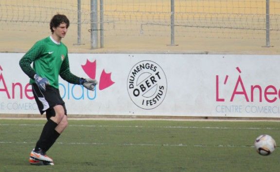 El porter del Terrassa FC Diego Gómez.