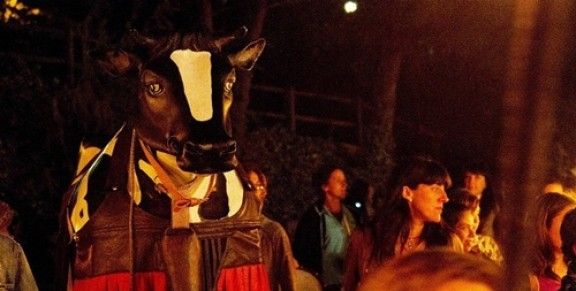 La vaca de la Colla de Geganters de Vacarisses, és la protagonista de la festa