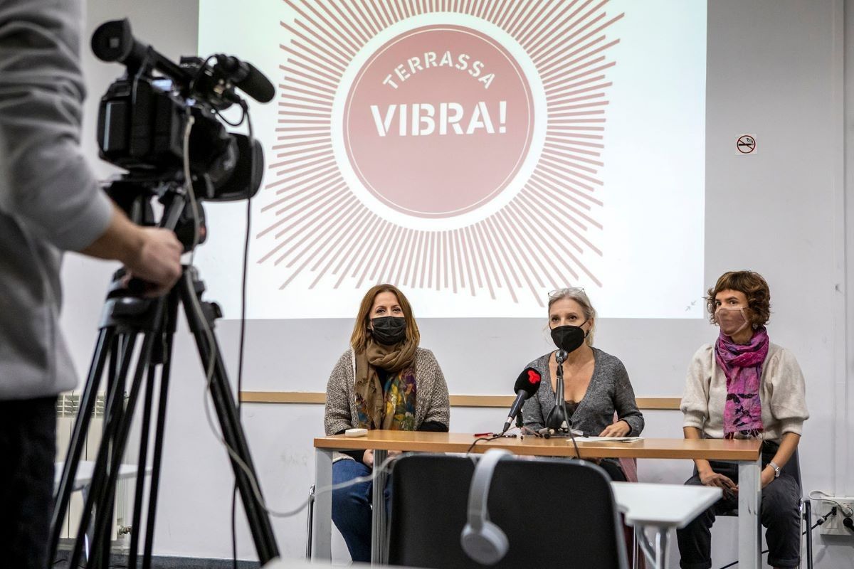 Roda de premsa del projecte musical Vibra Terrassa