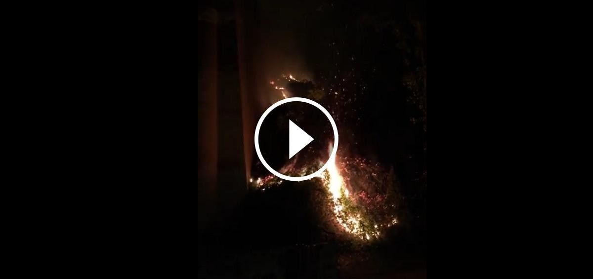 Incendi al Parc de Vallparadís