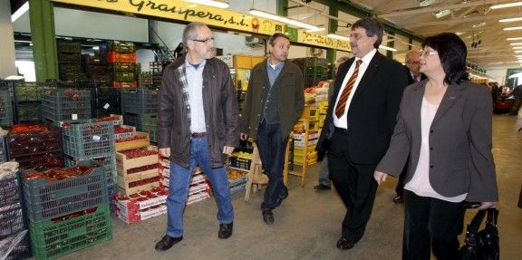 Josep Maria Recasens va visitar les instal·lacions de Mercavallès