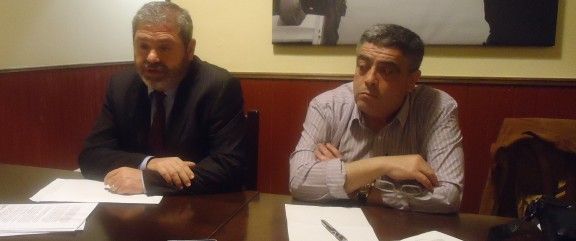 Miguel Durán i Paco Vega, el dia en què van anunciar la presentació de l'escrit d'inadmissió