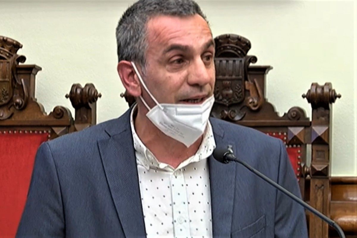 Última intervenció de Xavier Fernández en el ple municipal. 