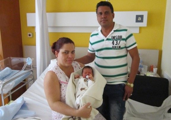 Yandi va ser el primer nadó nascut l'1 de gener de 2013 