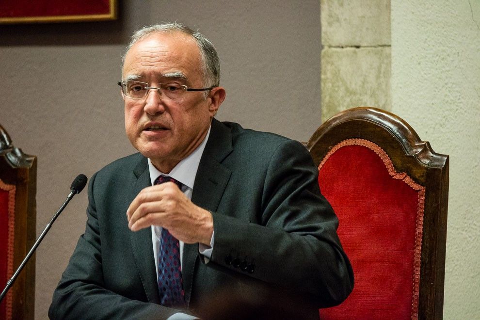 Salvador Cardús oferirà una conferència al Saló de Sessions.