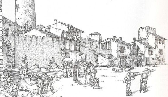 La construcció del castell i la vila