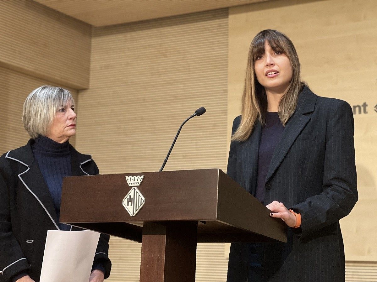 Les alcaldables de Ciutadans i el PSC Terrassa, Isabel Martínez i Eva Candela, respectivament