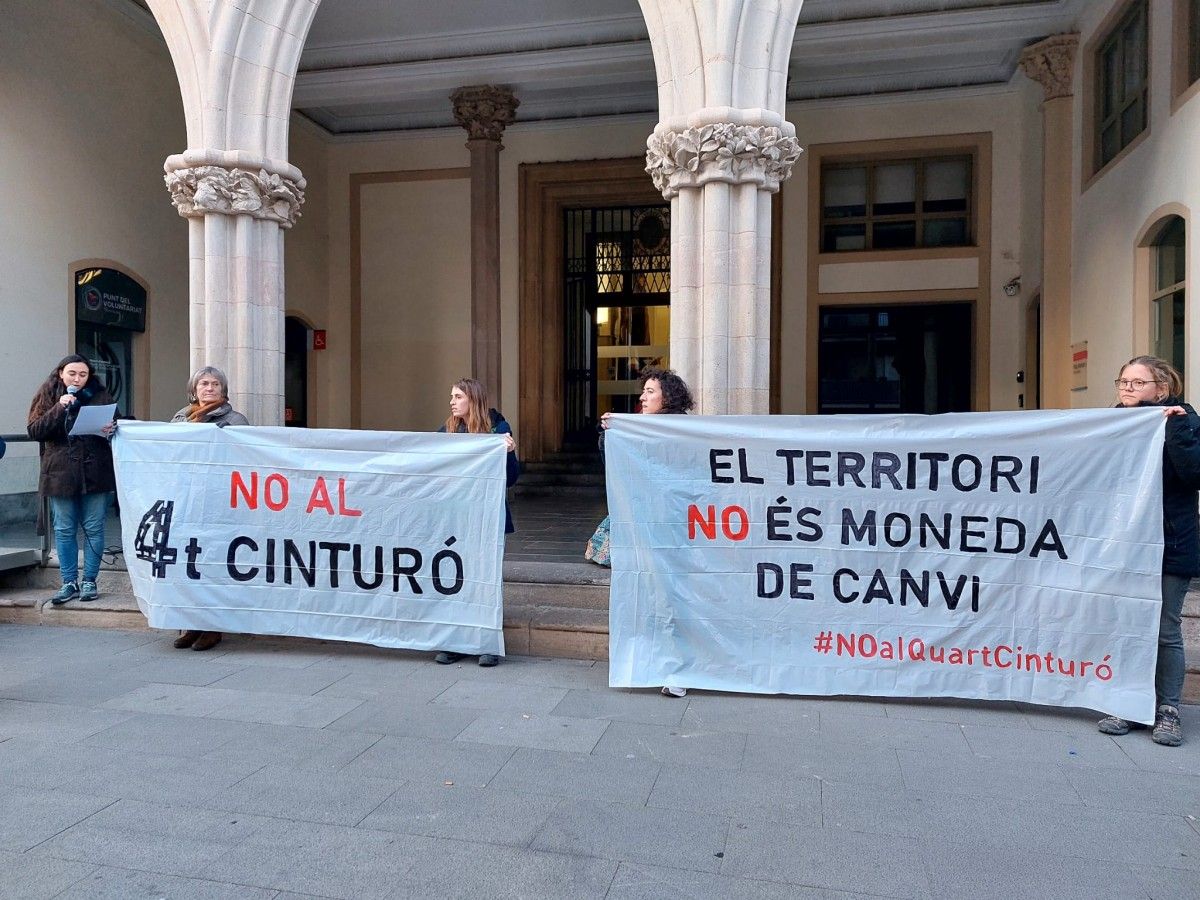 ADENC també ha convocat concentracions de rebuig al Quart Cinturó a Sabadell i Granollers