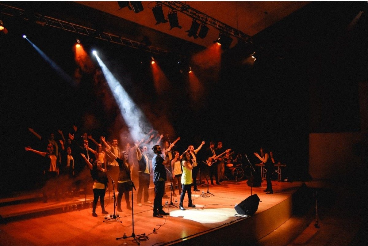 Els Singfònics, al concert del 22 d'octubre a l'Auditori Municipal de Terrassa