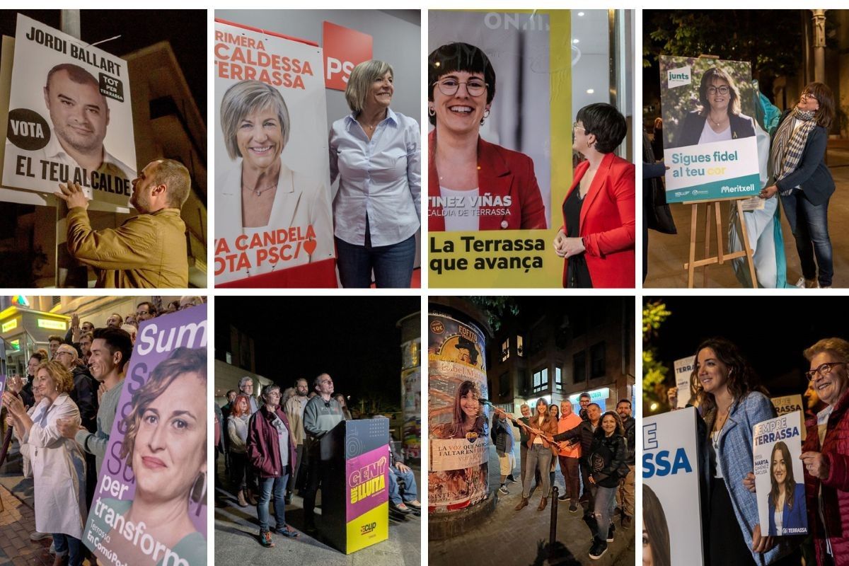 Inici de la campanya electoral a Terrassa