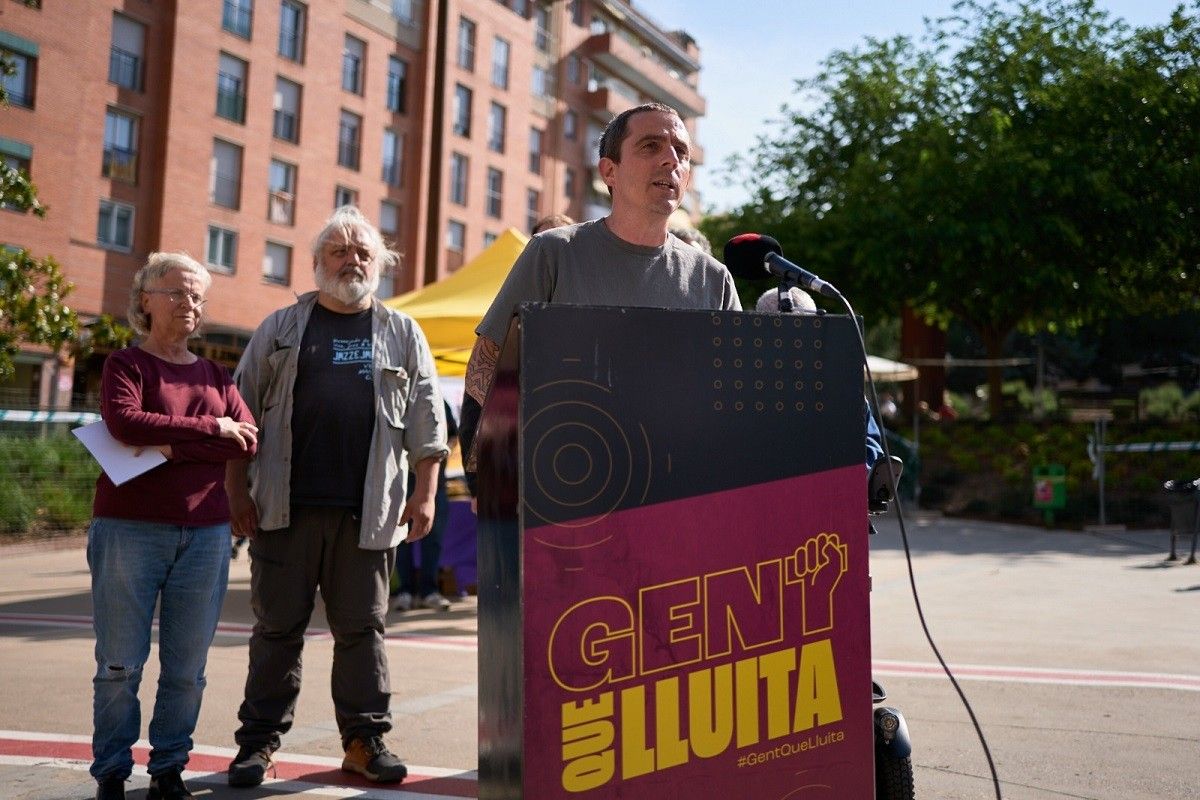 Jaume Bofill, candidat de la CUP Terrassa, explica les propostes de la formació en matèria d'habitatge