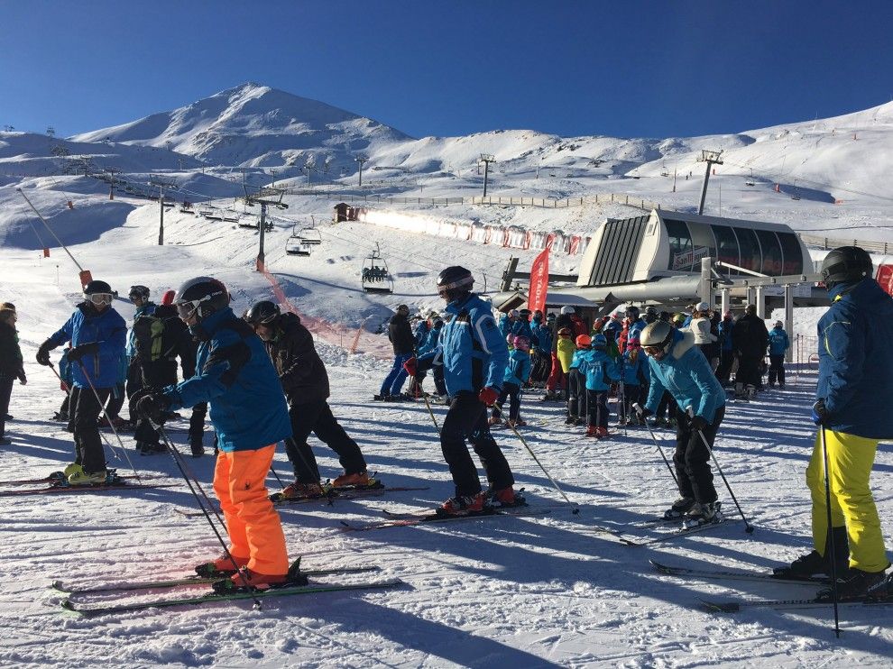 Esquiadors a Boí Taüll