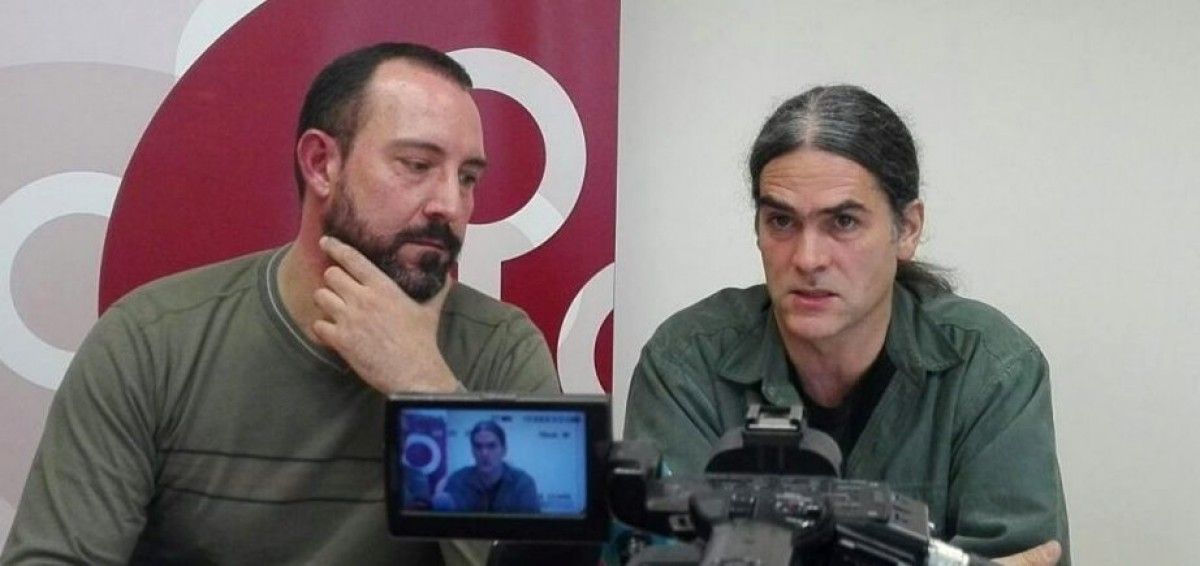 Jaume Moya i Sergi Talamonte, aquest dilluns en roda de premsa