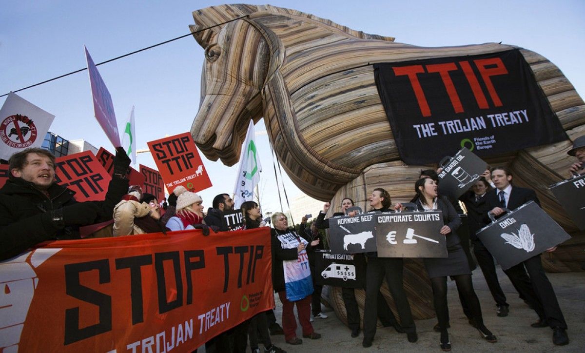 Concentració contra el TTIP 