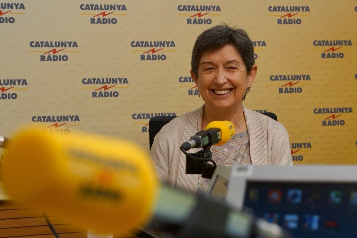 Teresa Cunillera, als estudis de Catalunya Ràdio