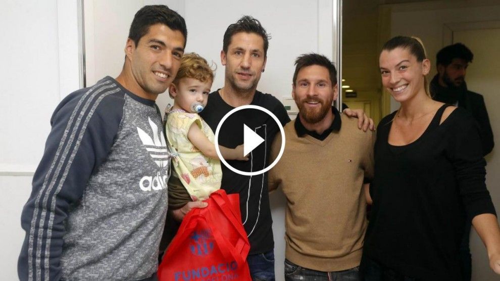 Suárez, Capdevila i Messi