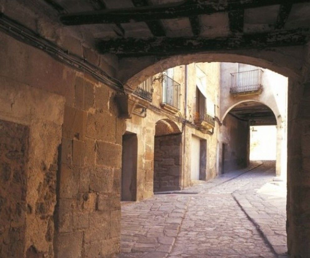 Imatge de part del centre històric de Torà