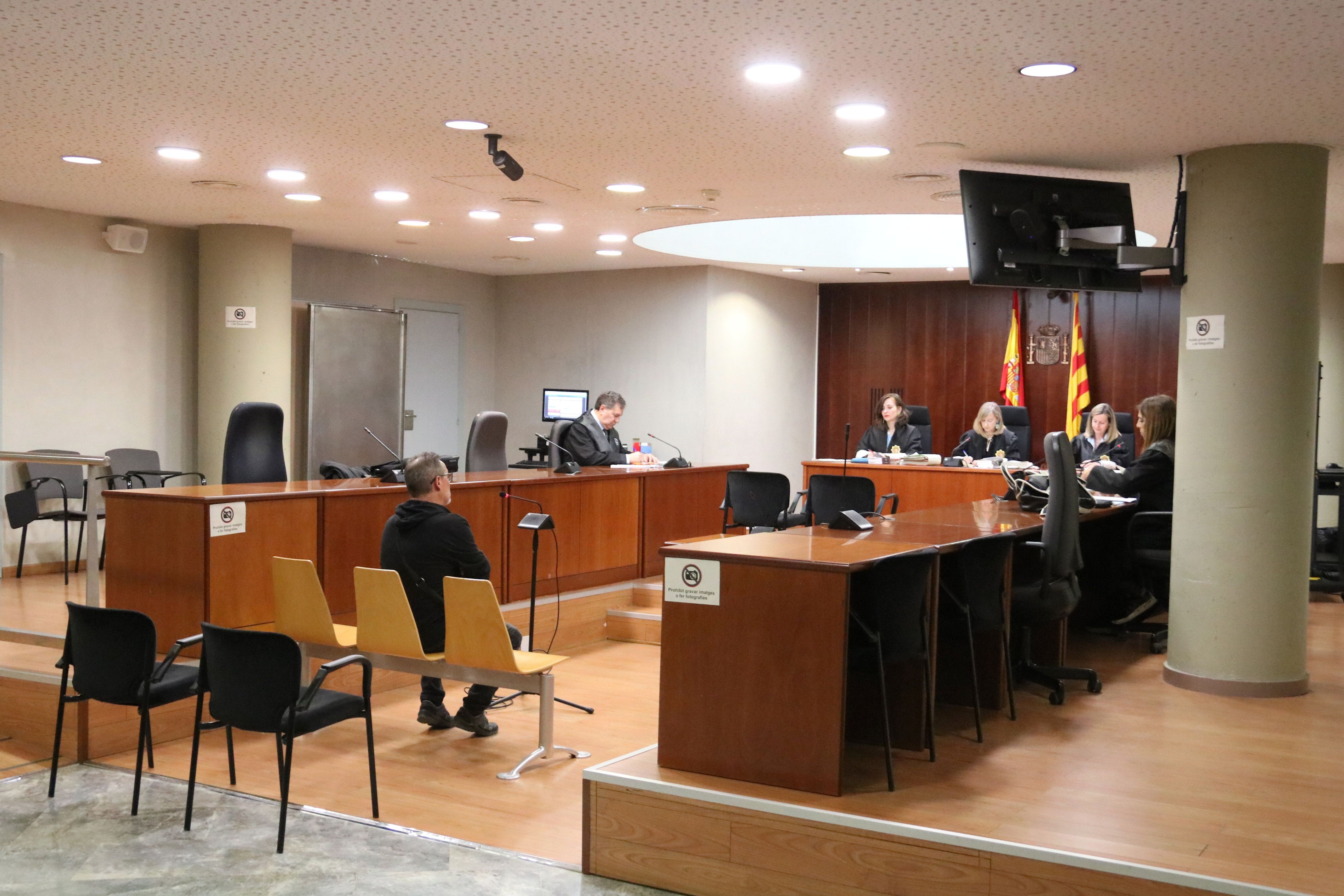 Un moment del judici celebrat aquest dimecres a l'Audiència de Lleida