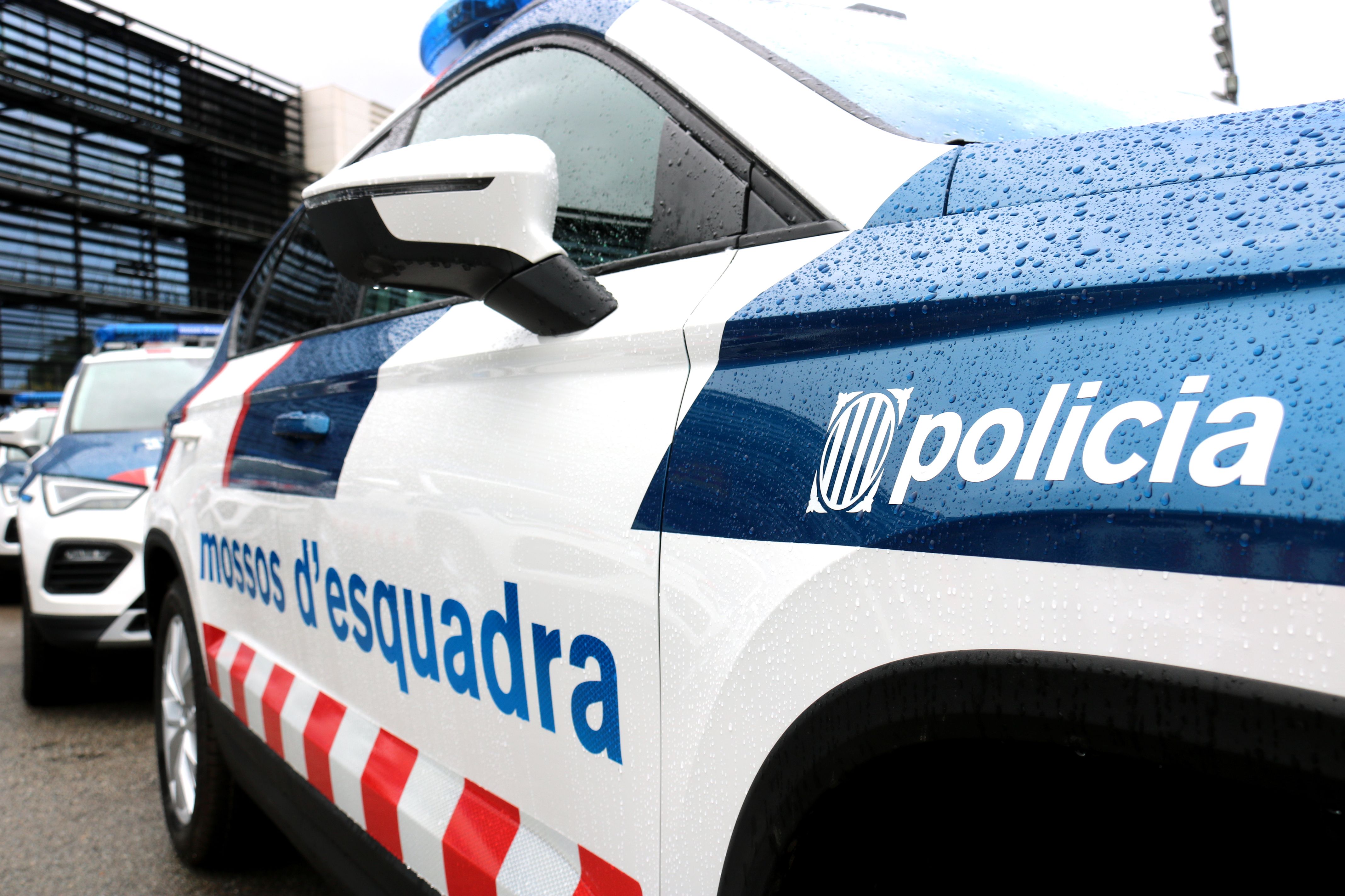 Una patrulla dels Mossos d'Esquadra a Lleida