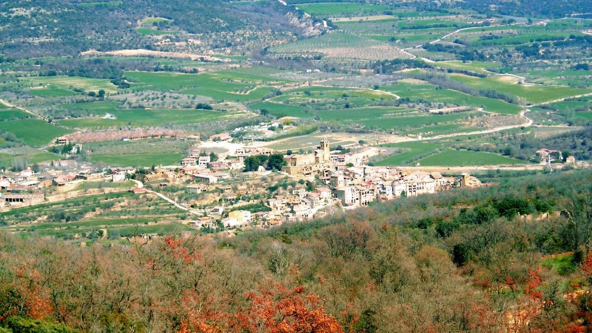 Vista del municipi d'Àger