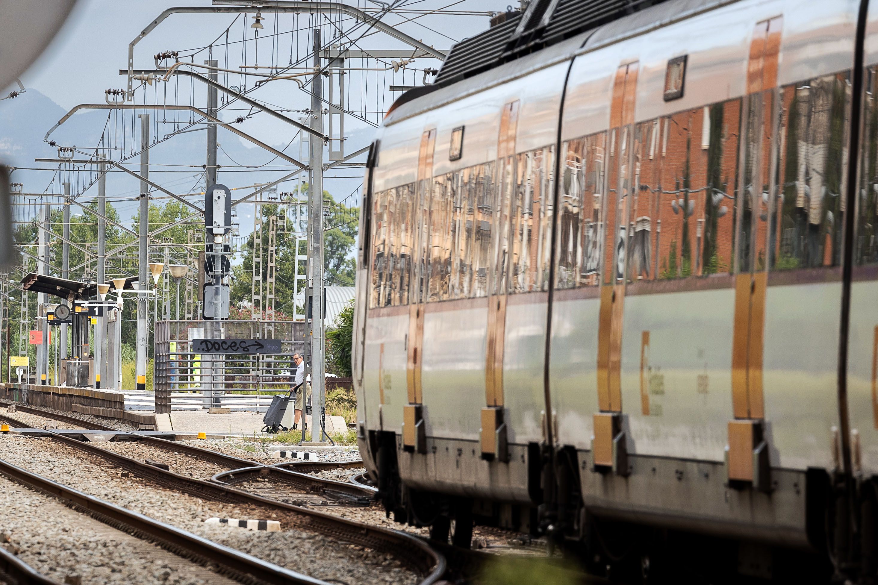 Un tren de Renfe en una imatge d'arxiu