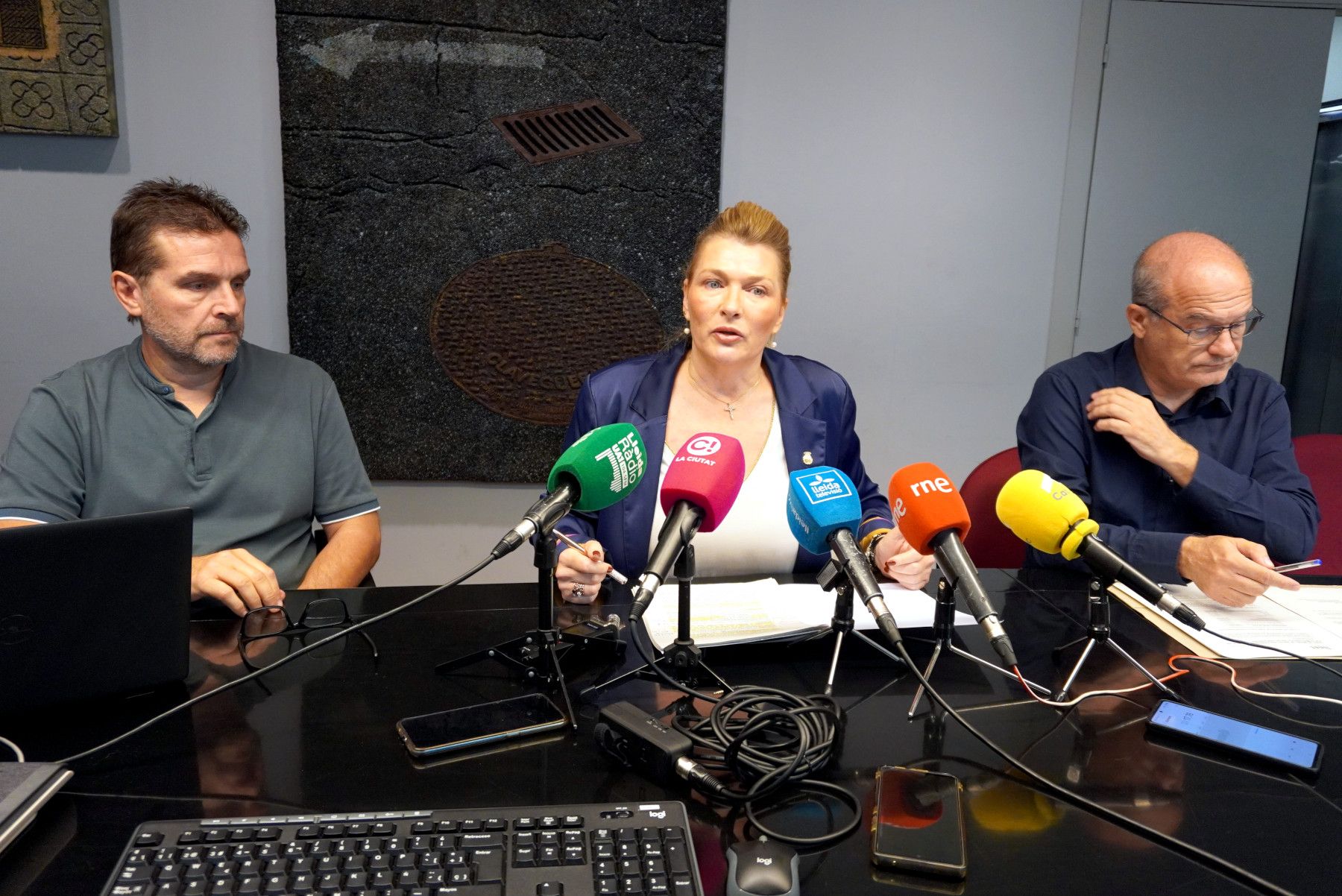 Begoña Iglesias en roda de premsa