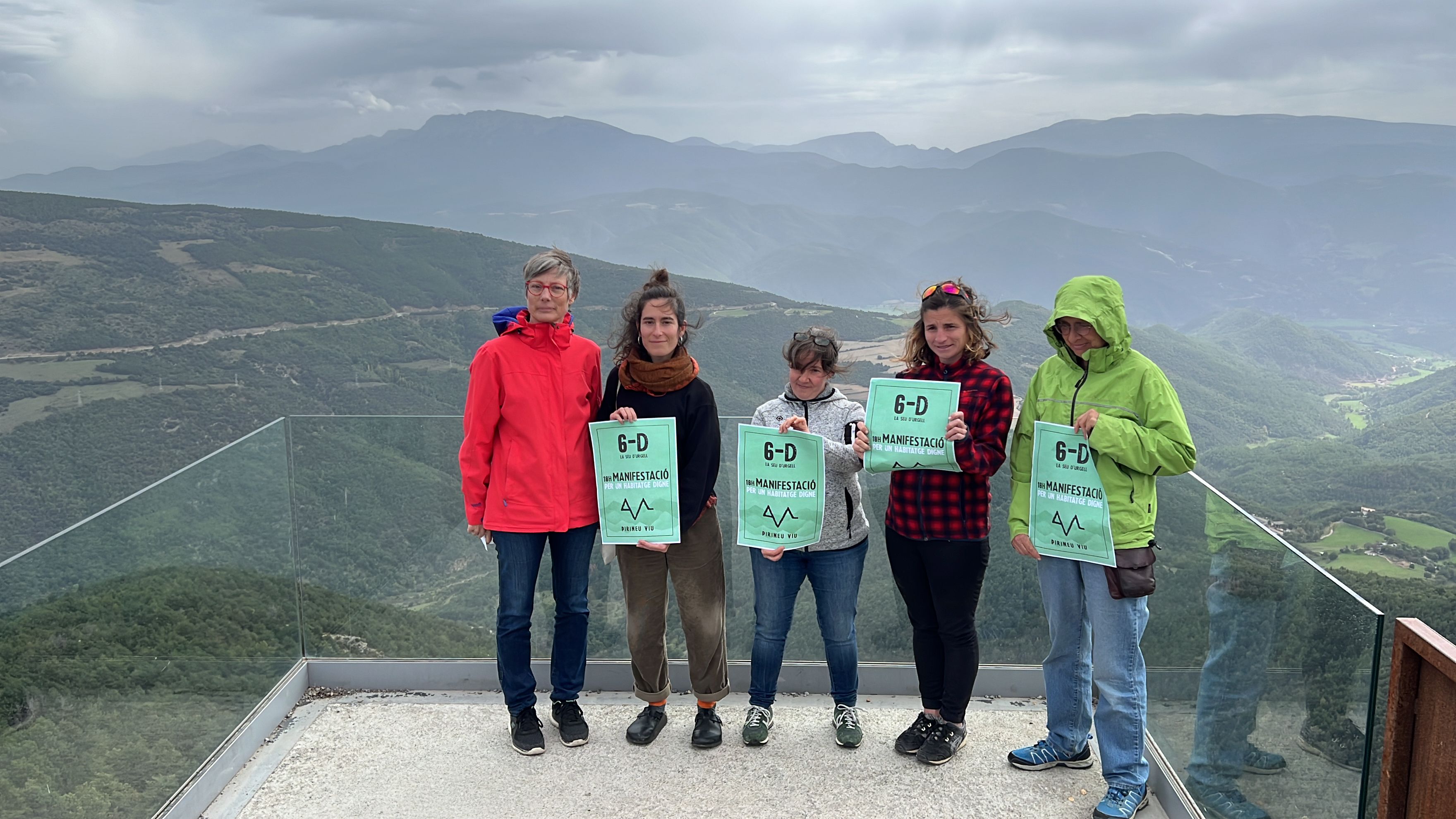 Imatge de diversos integrants de la plataforma Pirineu Viu