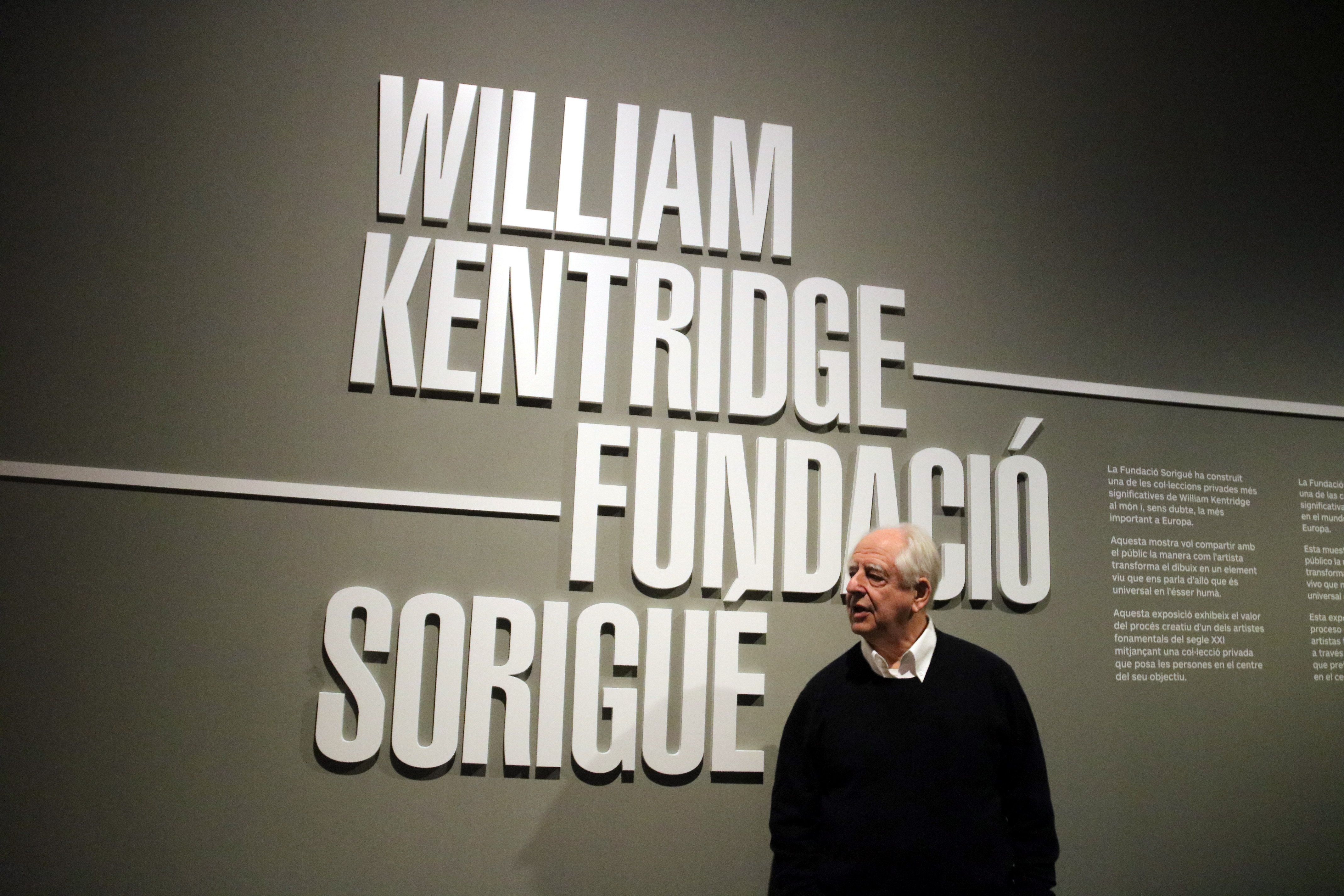 L'artista visual William Kentrdige a la Fundació Sorigué