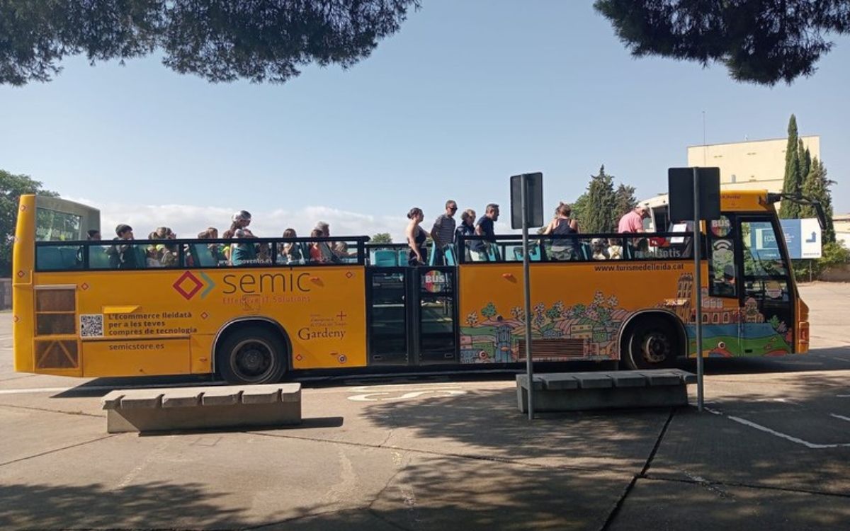 Imatge d'arxiu d'un bus turístic de Lleida