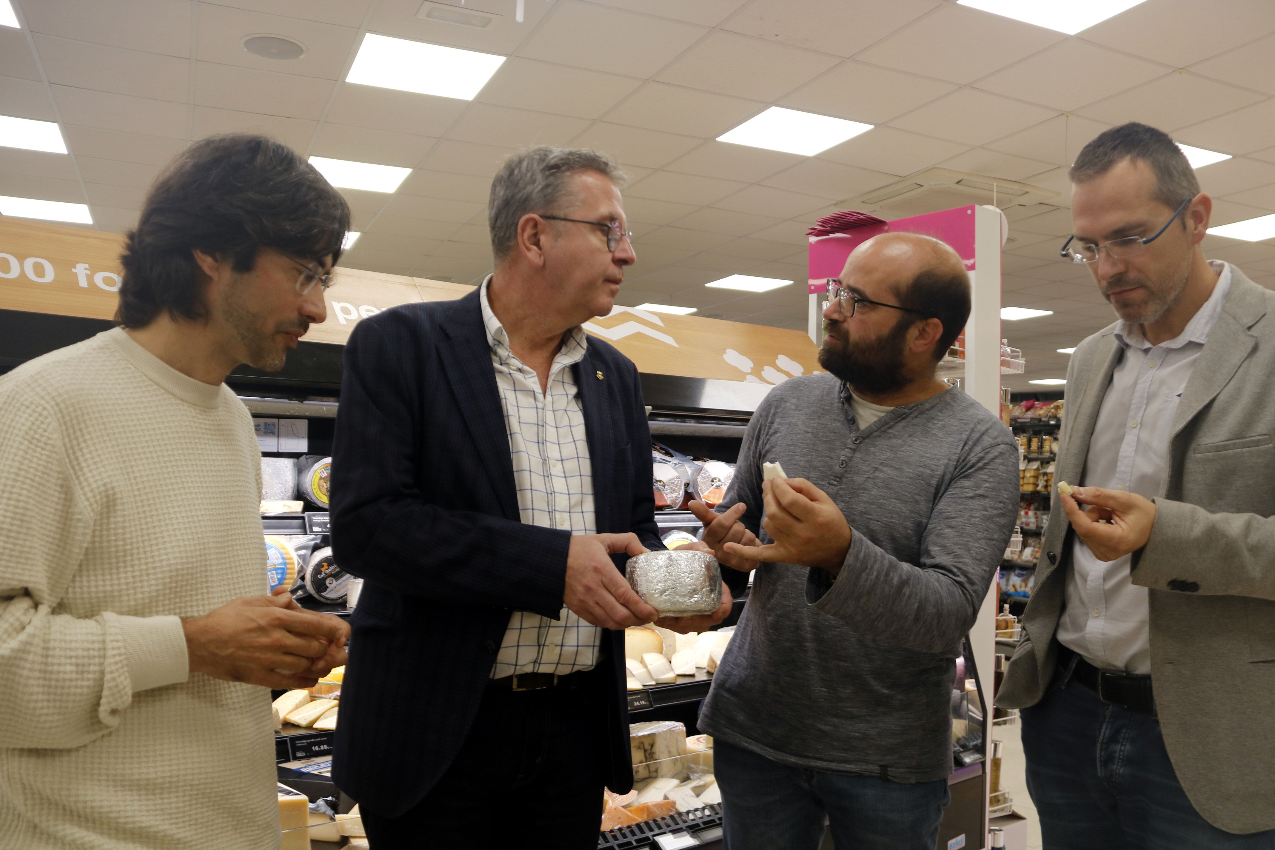 Presentació de la mostra de formatges del Palau d'Anglesola