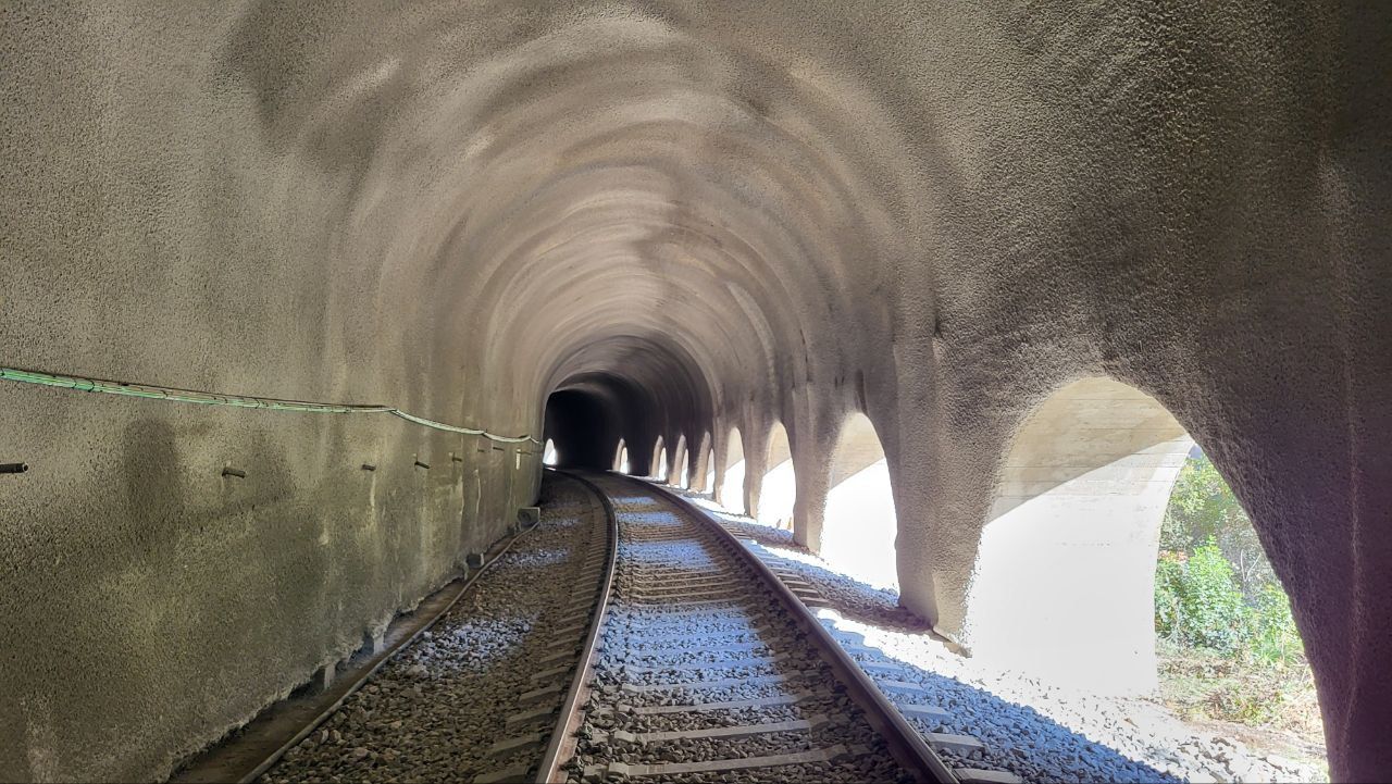 Obres al final del túnel de Santa Linya