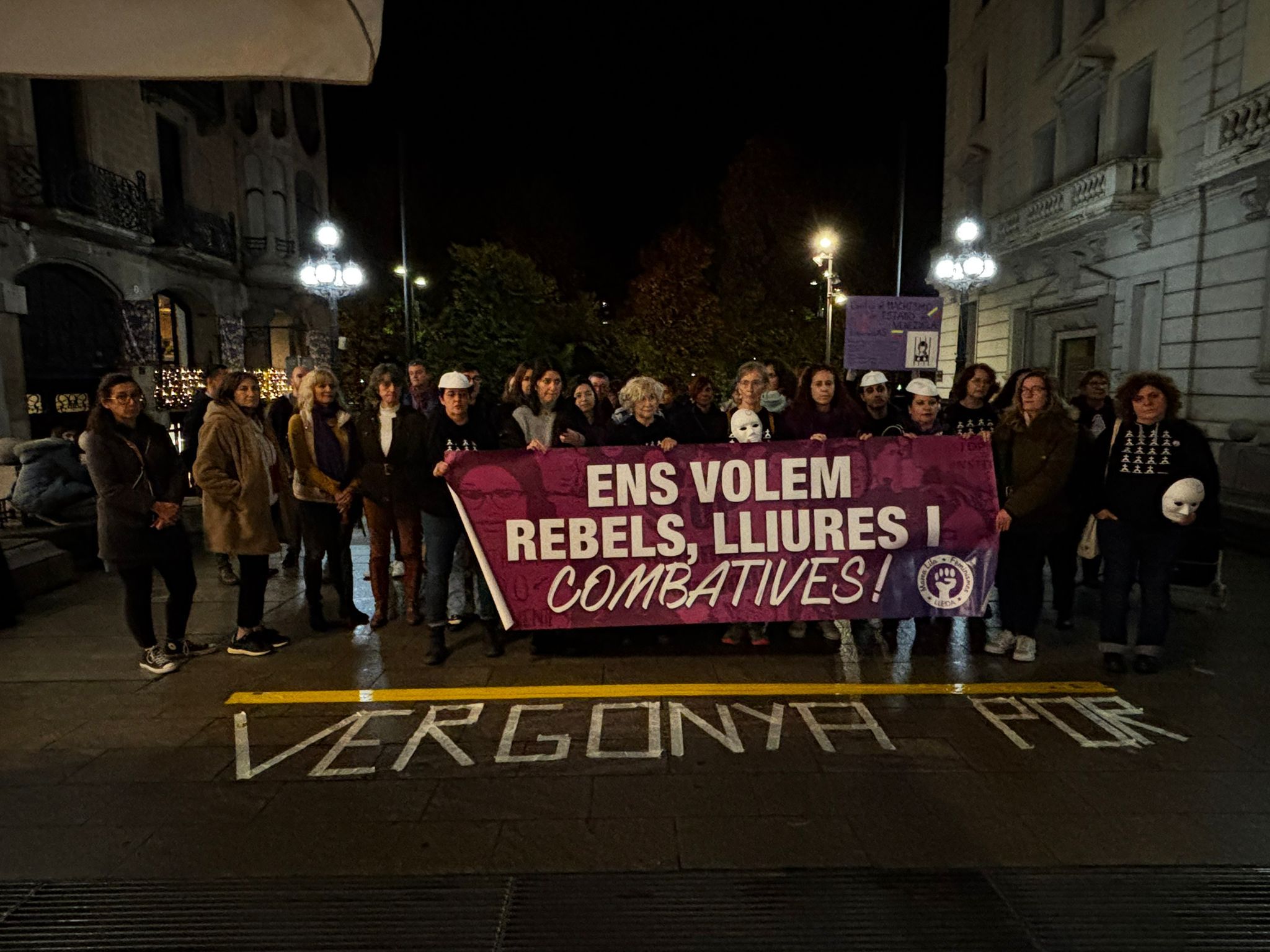 Concentració del 25-N a Lleida