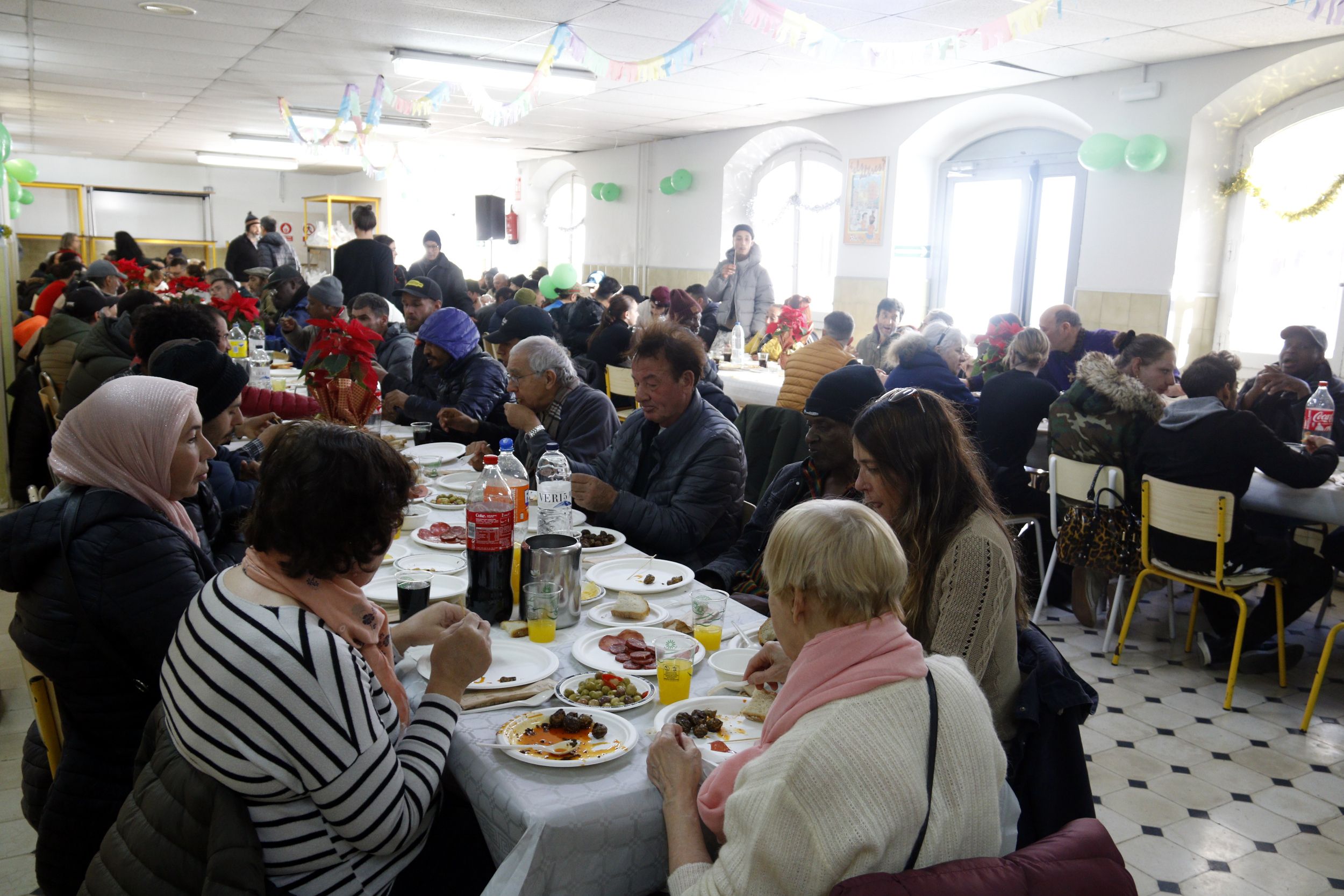 Un moment del dinar de Nadal solidari a la ciutat de Lleida