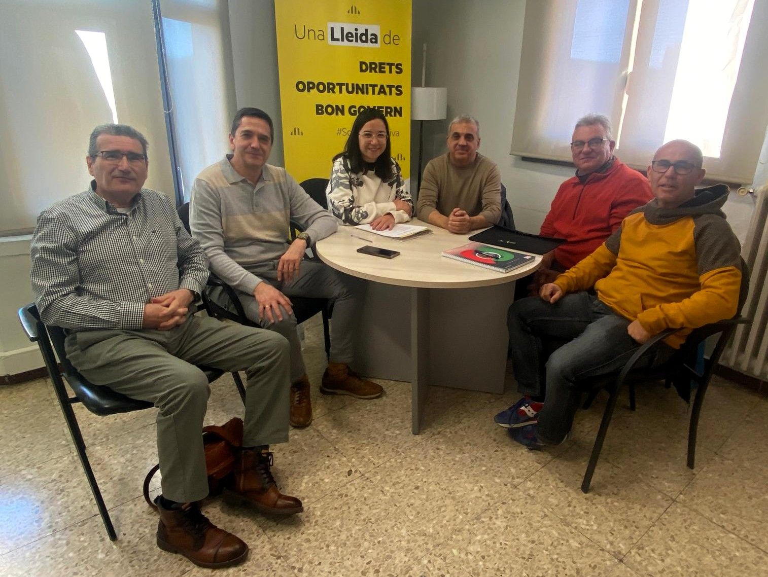 Reunió d'ERC amb sindicat UGT d'Autobusos de Lleida