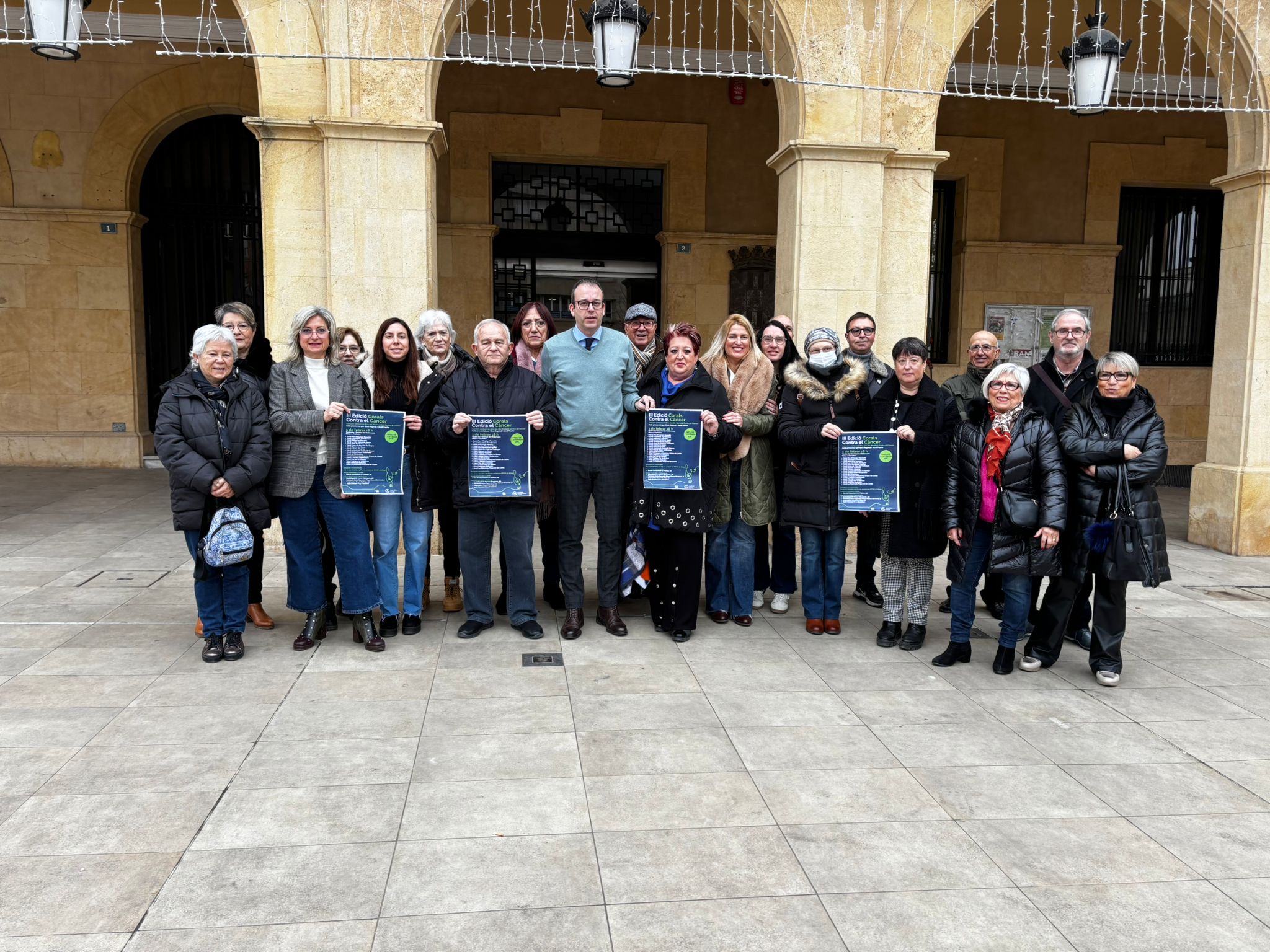 Presentació del concert de corals contra el càncer a Mollerussa