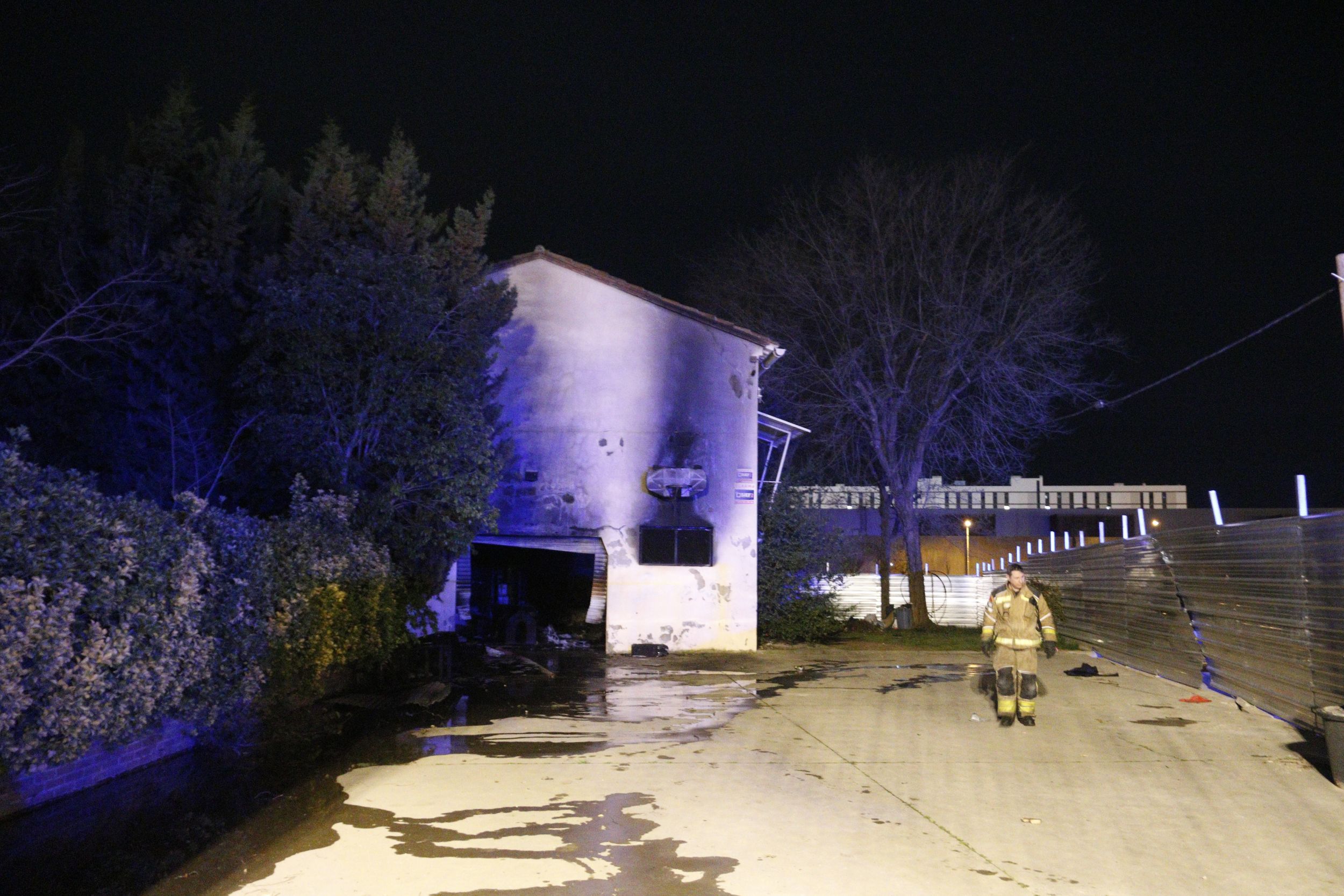 Imatge de l’habitatge calcinat