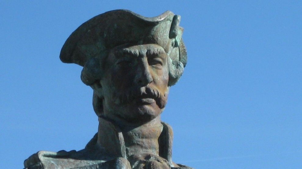 Imatge d'una figura de Gaspar de Portolà
