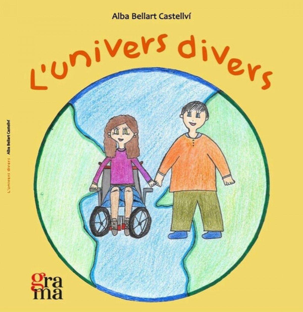 Portada del llibre 'L'univers divers' editat per l'IRBLleida per visibilitzar i conscienciar sobre les malalties minoritàries
