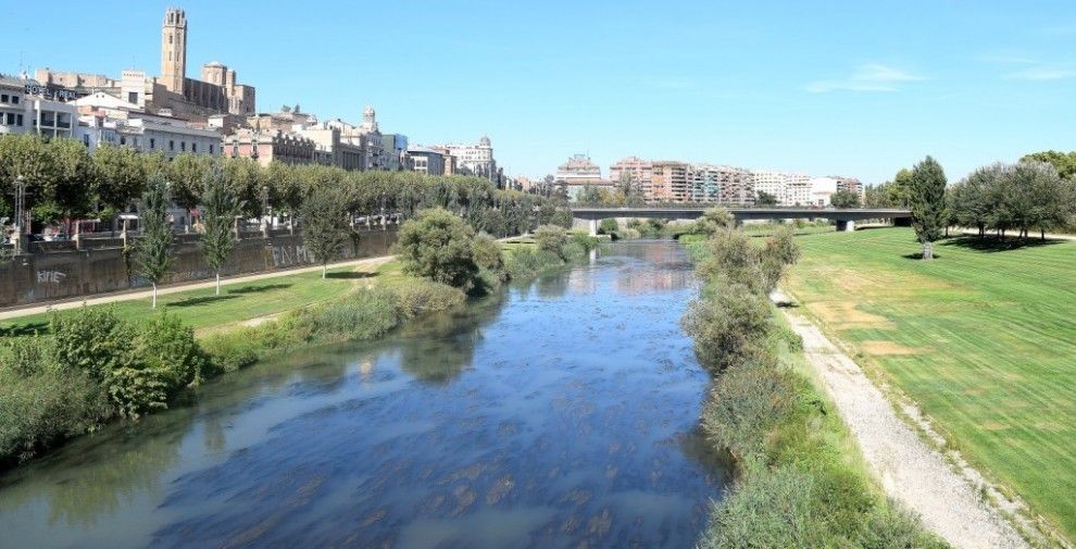 Imatge del riu Segre a Lleida