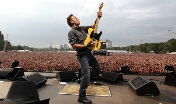 Springsteen en un concert al Hyde Park londinenc
