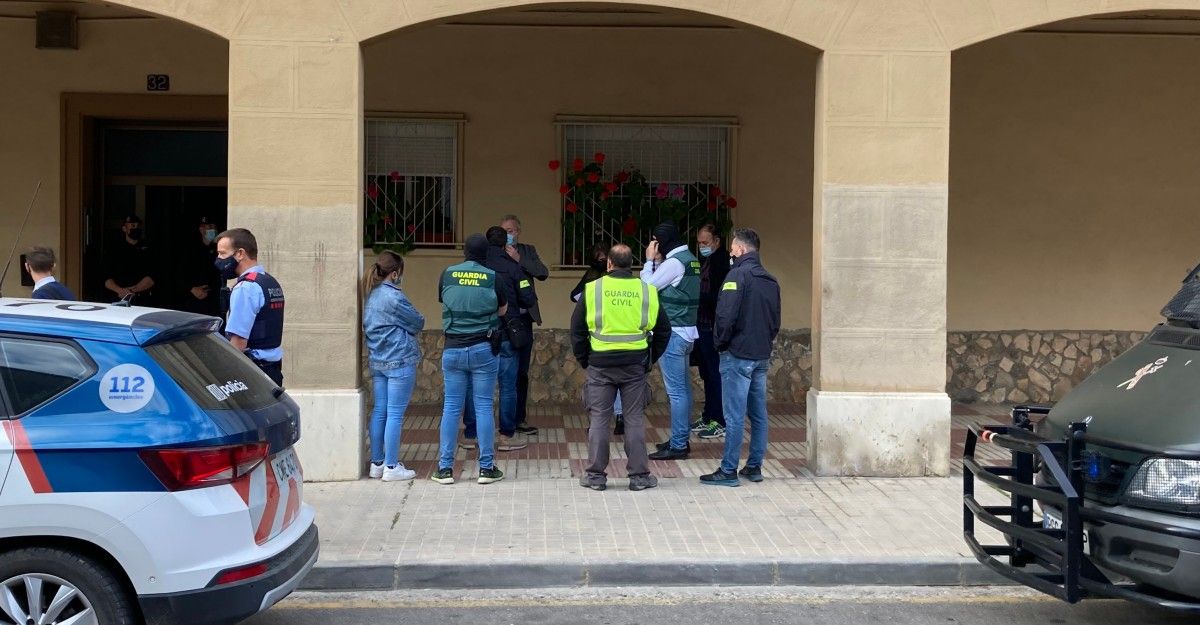 Imatge de l'operatiu policial a Lleida