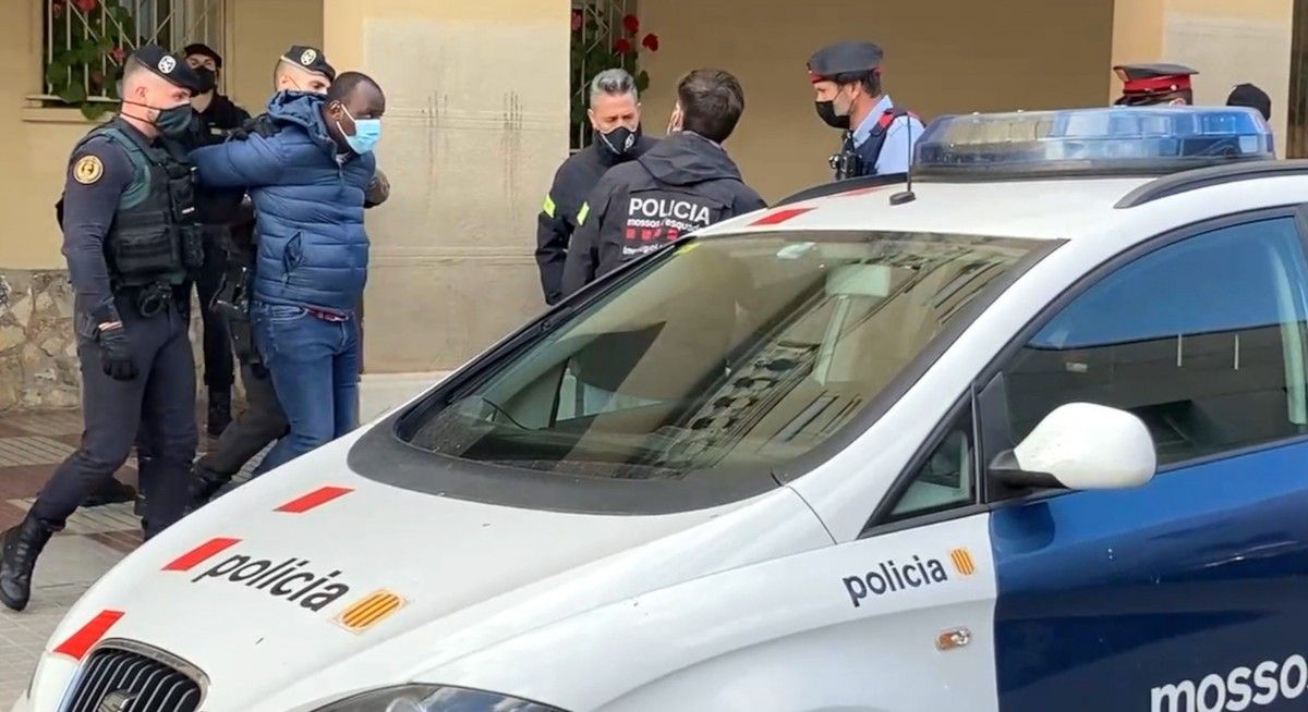 Imatge d'un dels detinguts a Lleida