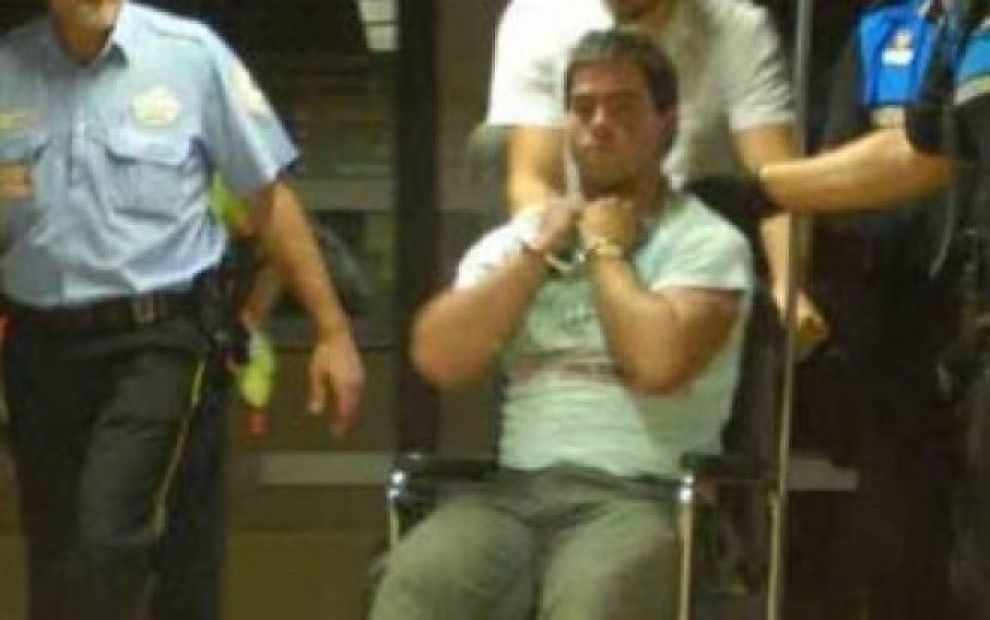 Alejandro Ruiz, el dia que va ser detingut
