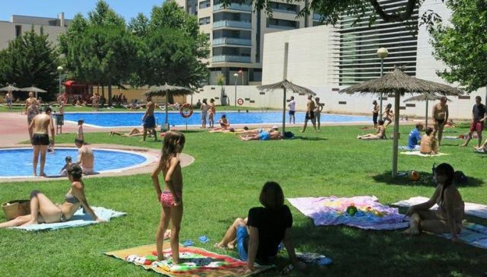 Una de les piscines municipals de Lleida