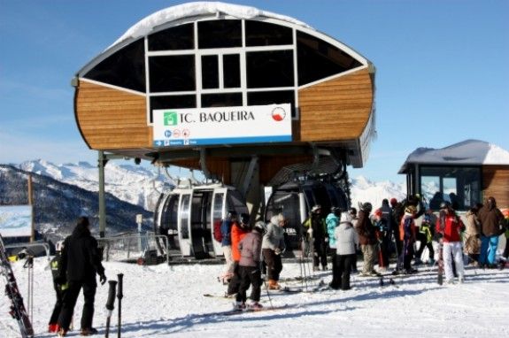 L'estació d'esquí de Baqueira Beret.