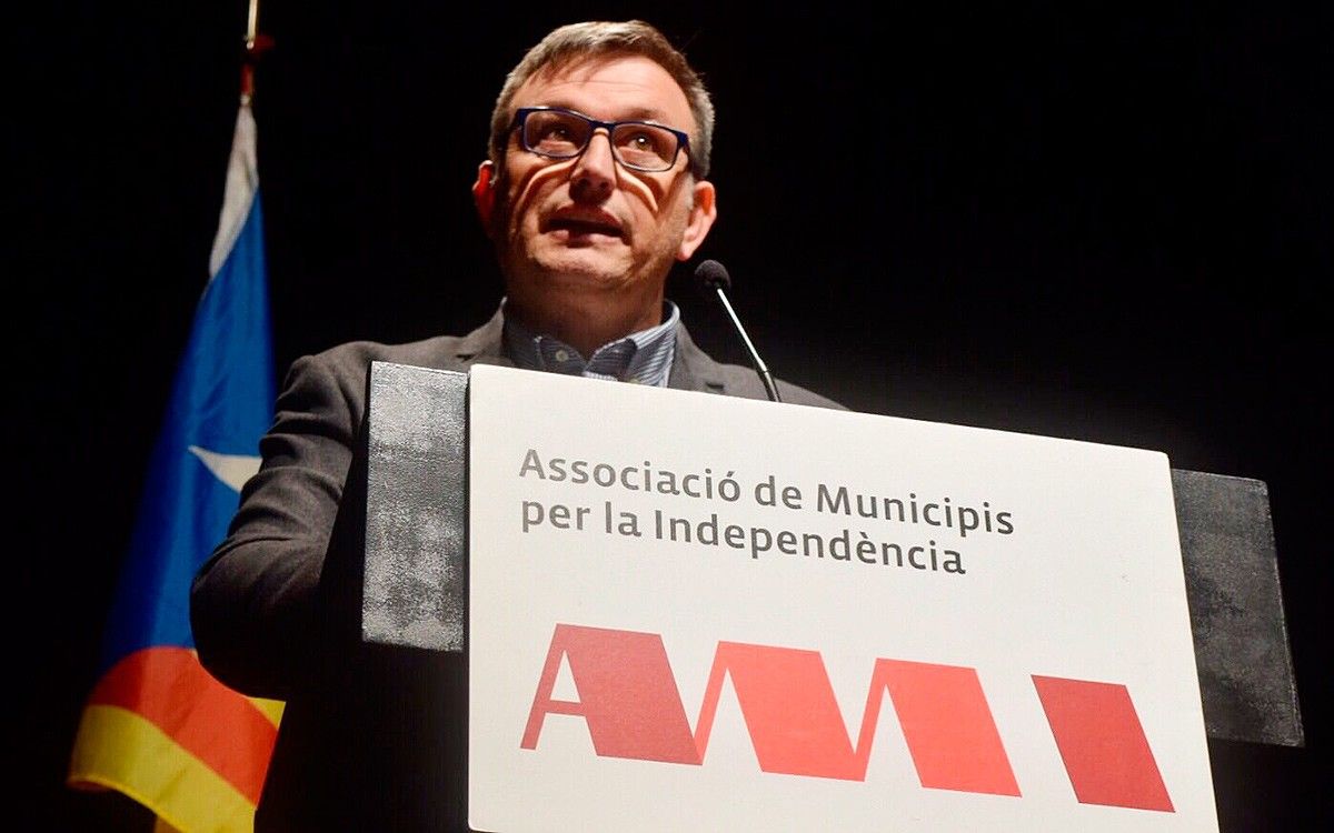 Josep Maria Cervera, a l'assemblea de l'AMI